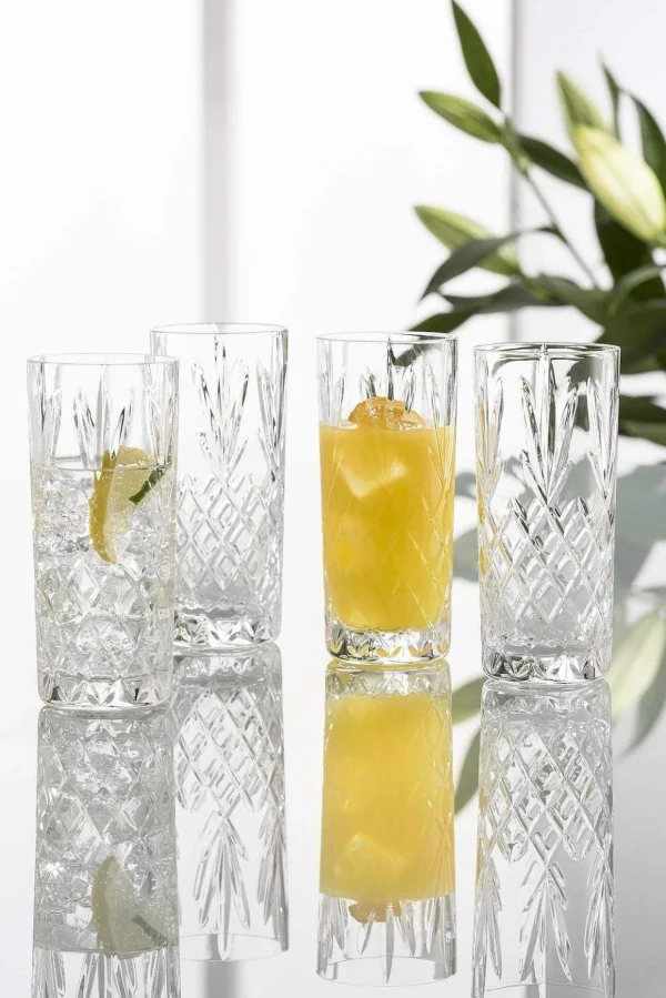 Crystal Hi Ball Set Of 4