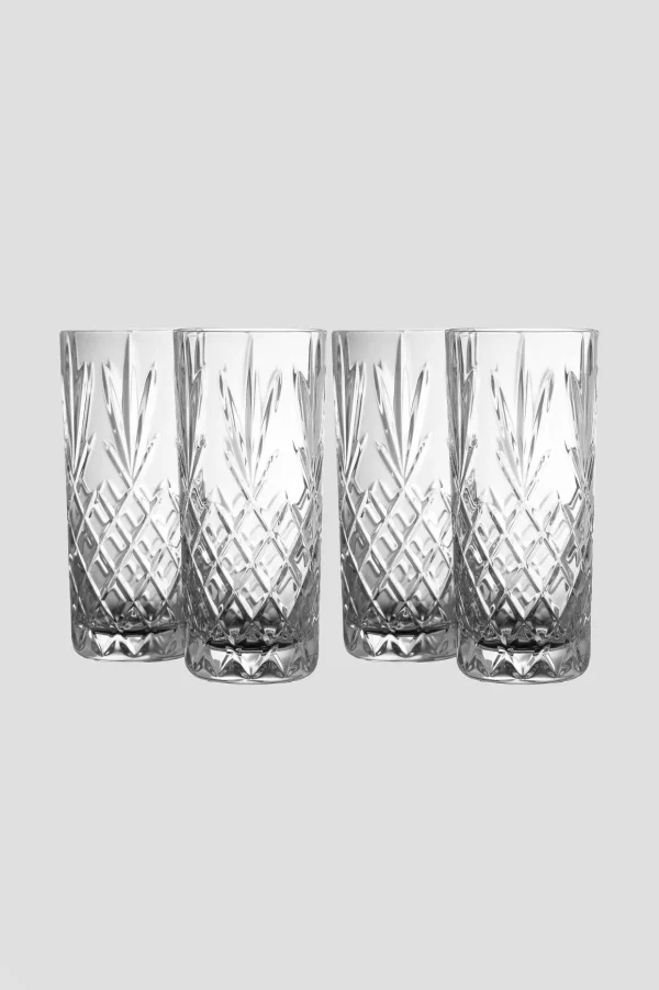Crystal Hi Ball Set Of 4