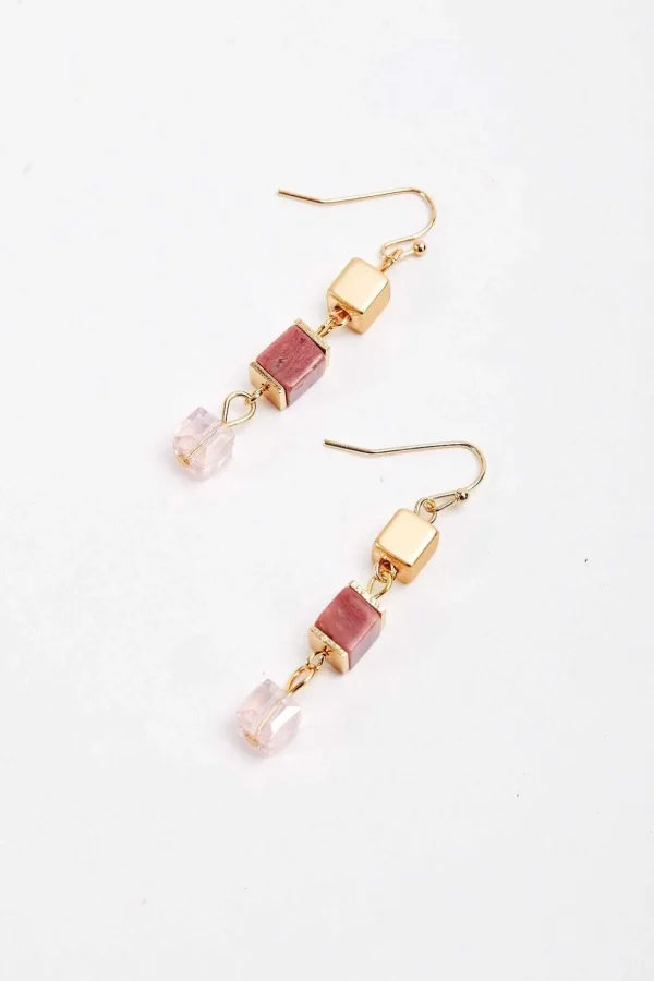 Cube Beaded Earrings