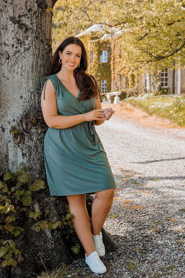 Curve - Aila Dress In Khaki