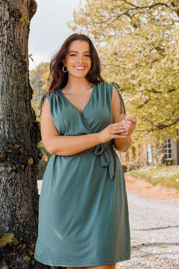 Curve - Aila Dress In Khaki