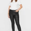 Curve - Coated Pants In Black