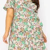 Curve - Delilah Dress In Green