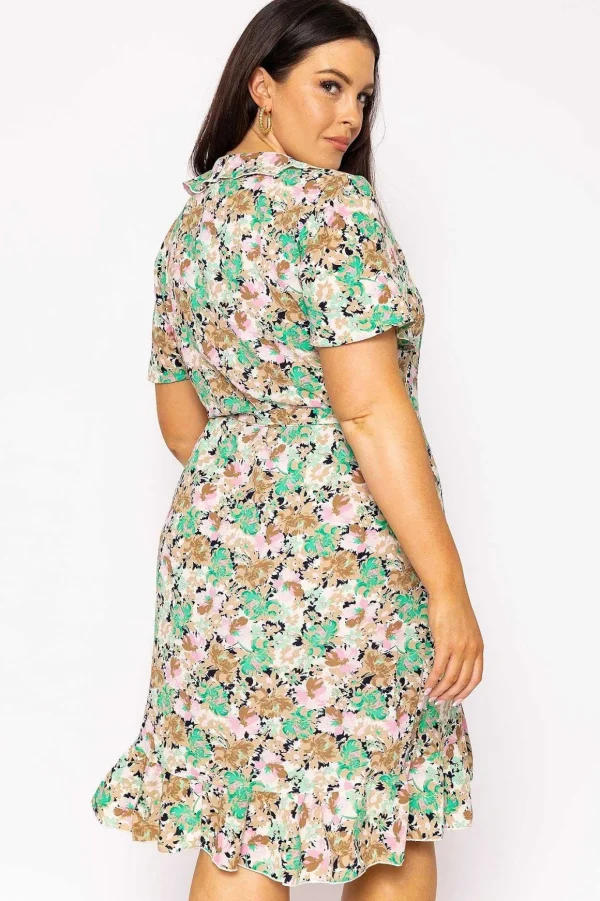 Curve - Delilah Dress In Green