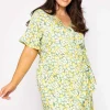 Curve - Henna Dress In Green