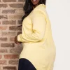 Curve - Josie 3/4 Sleeve Blouse In Yellow