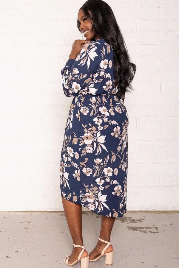 Curve - Macy Shirt Dress In Navy