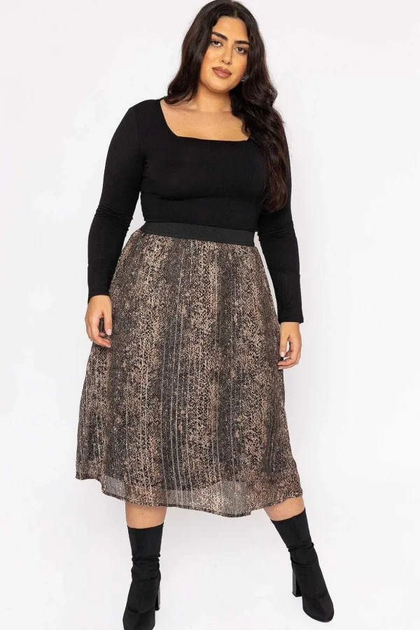 Curve - Nala 7/8 Skirt In Animal Print