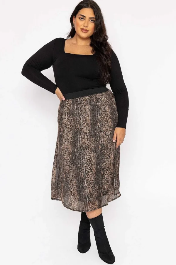 Curve - Nala 7/8 Skirt In Animal Print