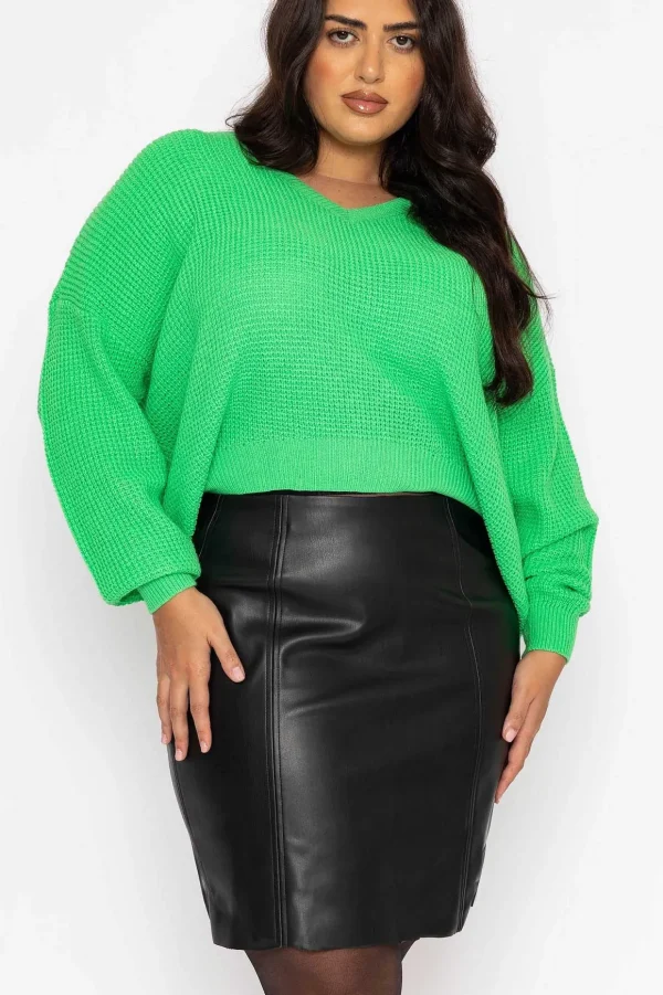 Curve - Olivia Short Skirt In Black