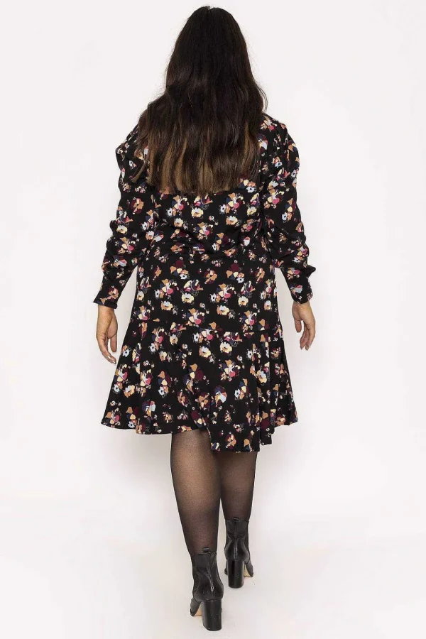 Curve - Prina V-Neck Long Sleeve Dress