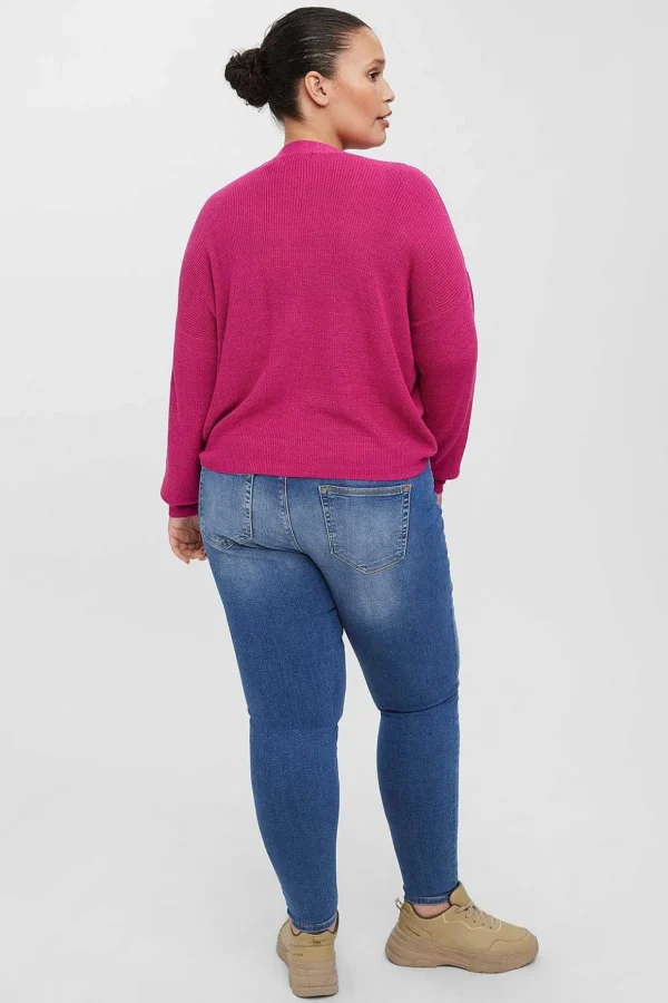 Curve - Tulex Cardigan In Berry