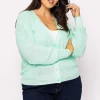 Curve - Tulex Cardigan In Mint