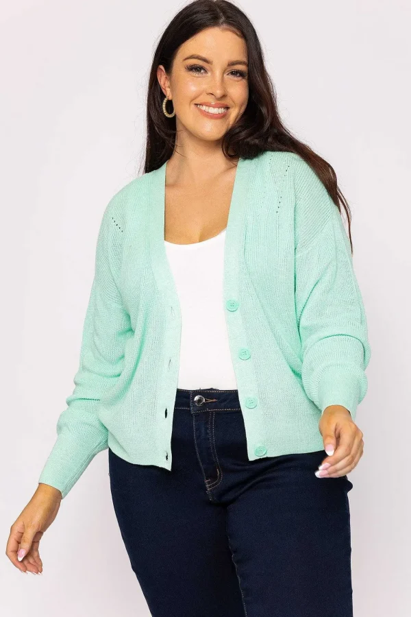 Curve - Tulex Cardigan In Mint