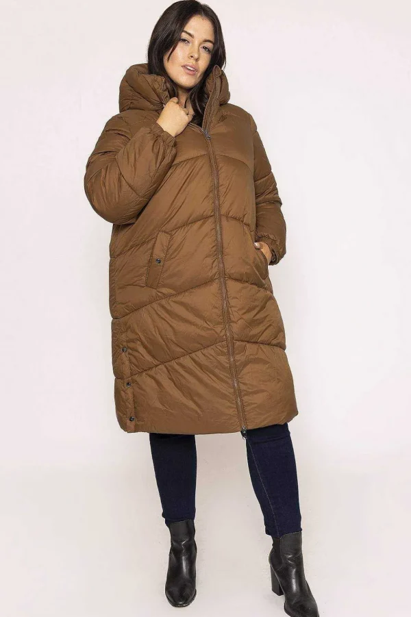 Curve - Upsala Long Jacket In Brown
