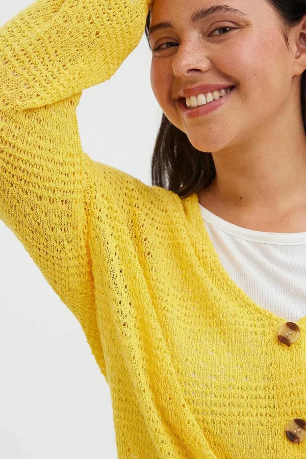Curve - Whitney Cardigan In Yellow