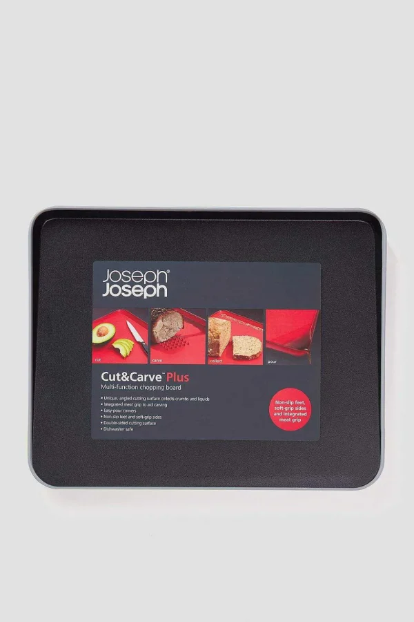 Cut & Carve Plus Chopping Board In Black