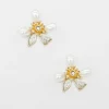 Daisy Earrings In Gold