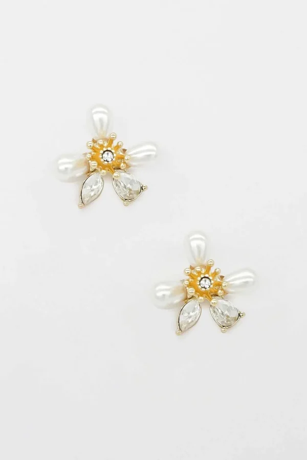 Daisy Earrings In Gold