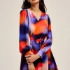 Daisys Short Dress In Multi Print