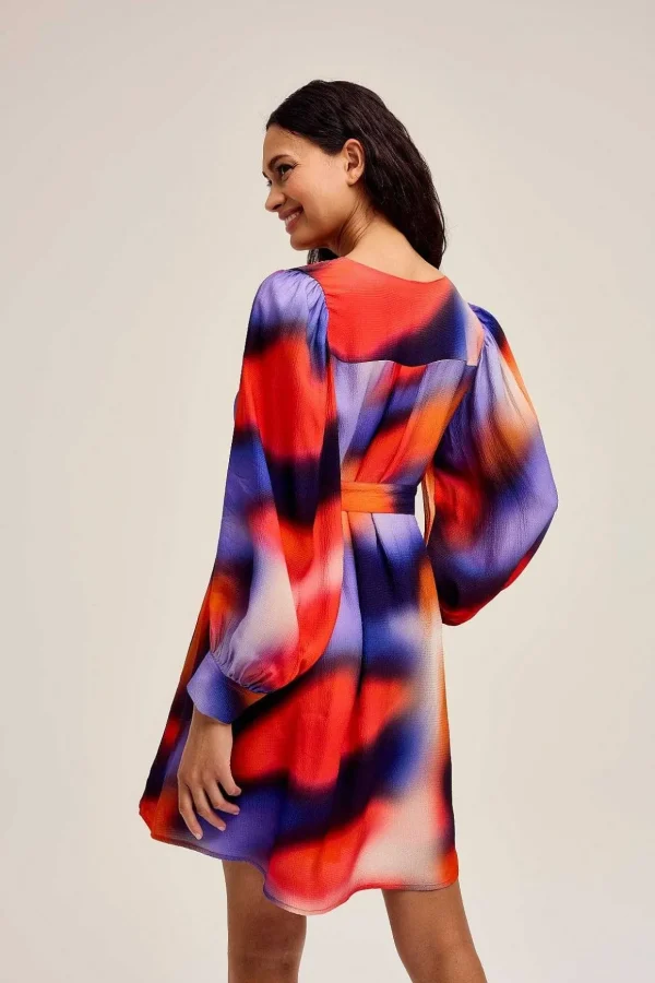 Daisys Short Dress In Multi Print