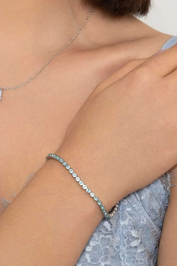Dakota Blue Tennis Bracelet