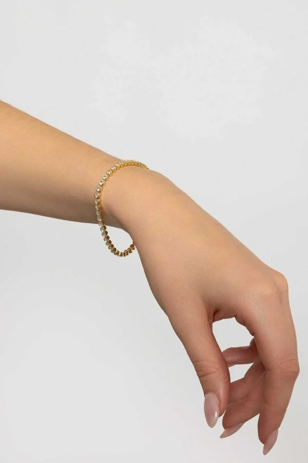 Dakota Gold Tennis Bracelet