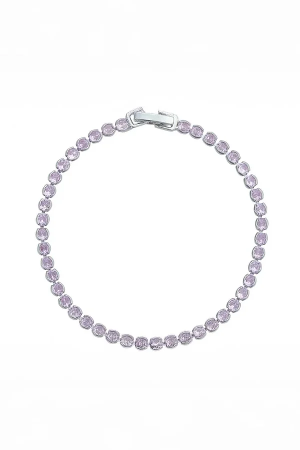 Dakota Pink Tennis Bracelet