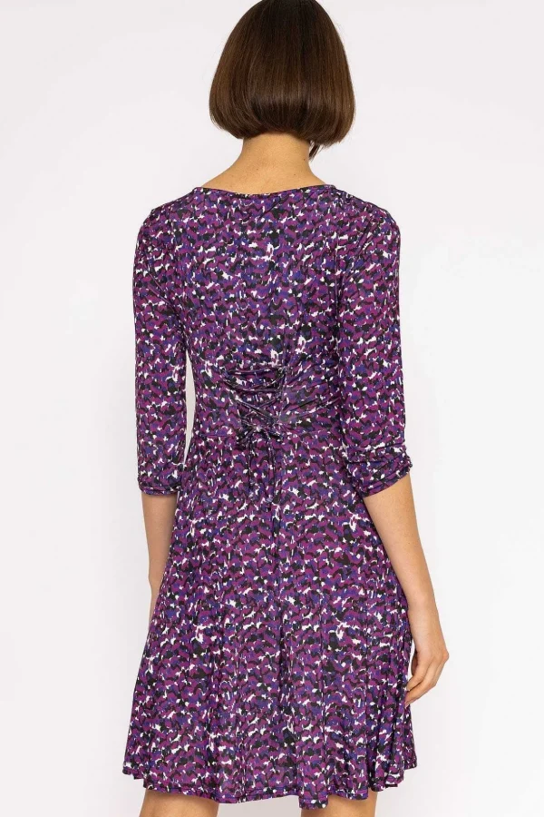 Deirdre Dress In Magenta Print