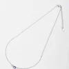 Delicate Blue Stone Necklace