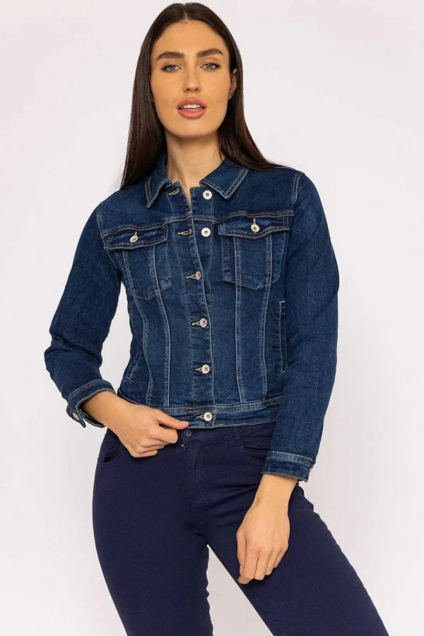 Denim Jacket In Dark Blue