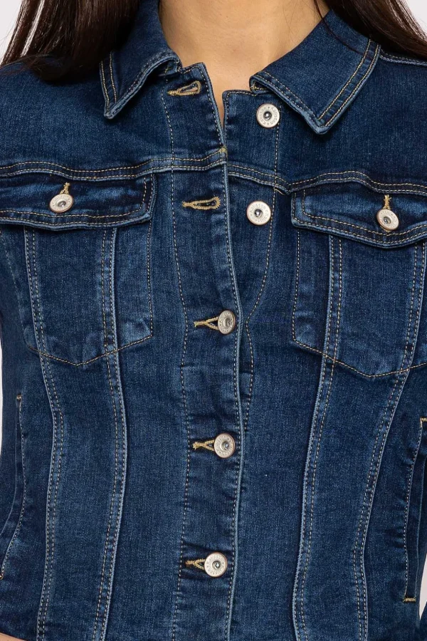 Denim Jacket In Dark Blue
