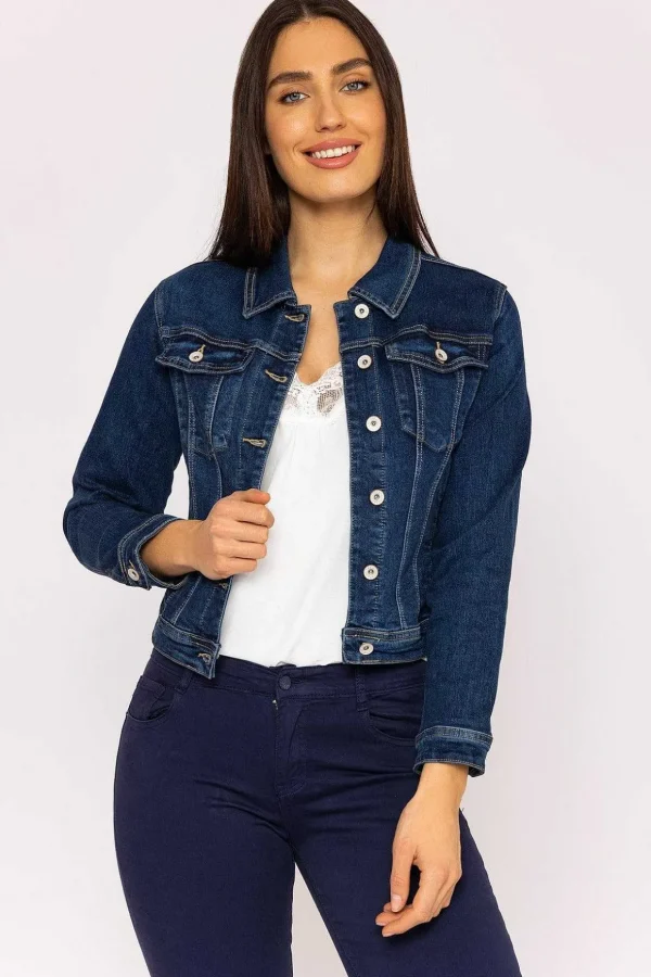 Denim Jacket In Dark Blue