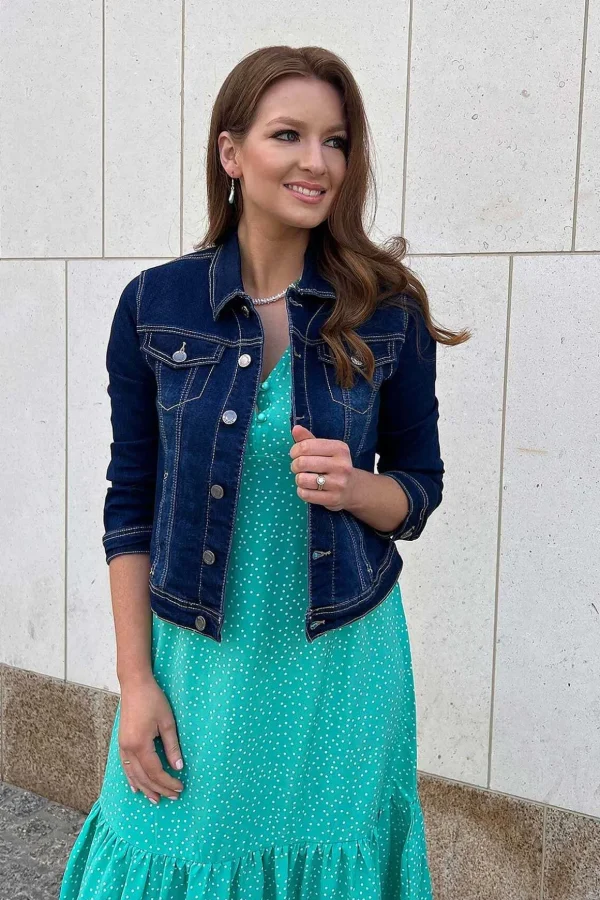 Denim Jacket In Indigo Blue