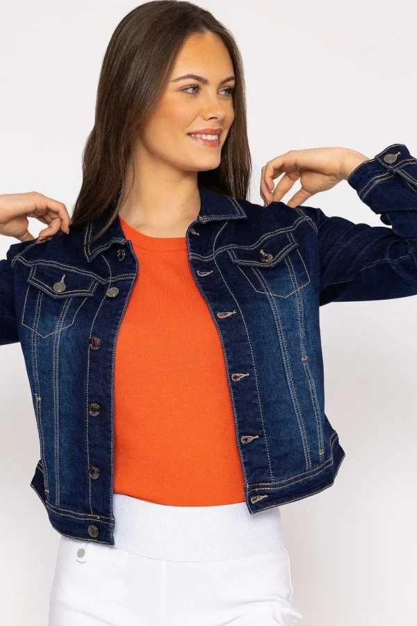 Denim Jacket In Indigo Blue