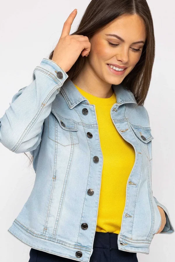 Denim Jacket In Light Blue