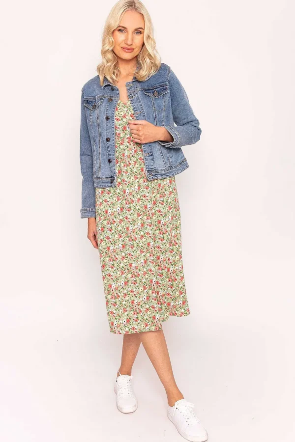 Denim Jacket In Medium Blue