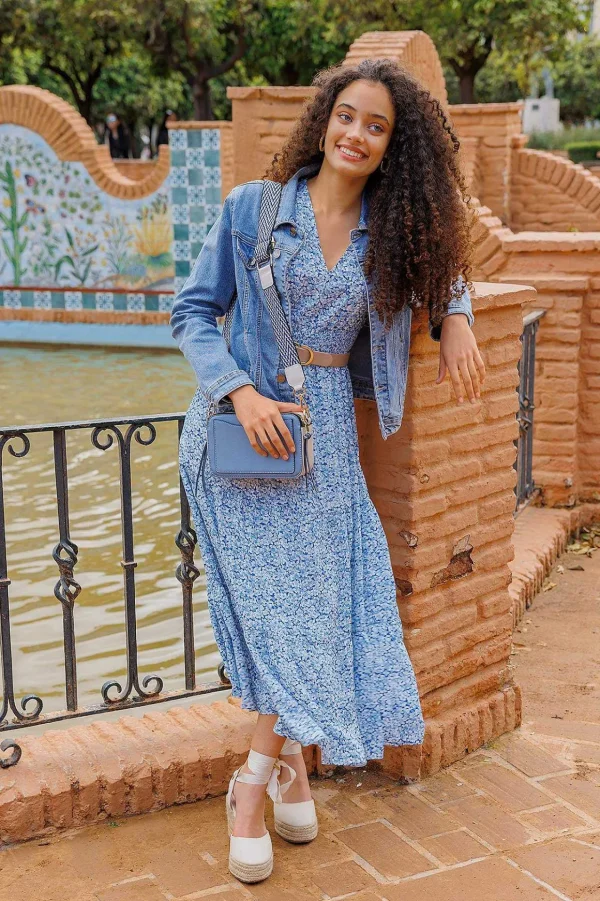 Denim Jacket In Medium Blue