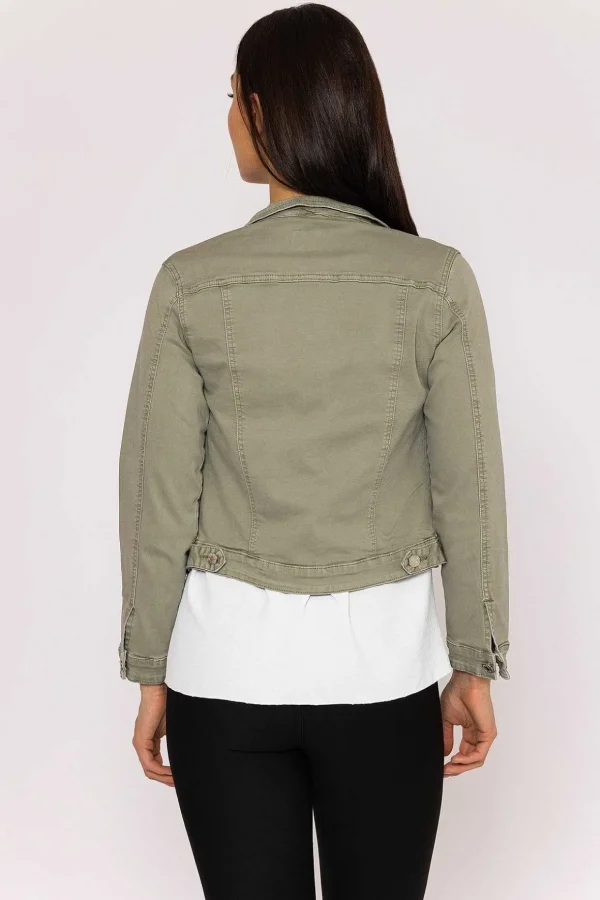 Denim Jacket In Sage