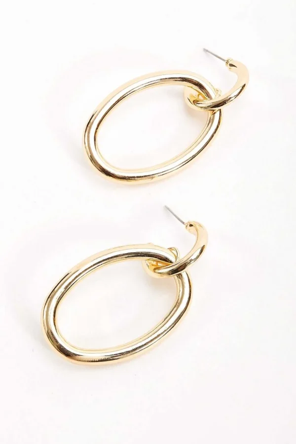 Double Drop Hoop Earrings