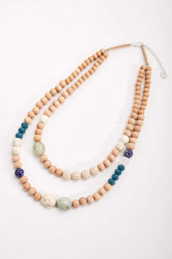 Double Layered Beaded Necklace