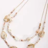 Double Strand Beaded Necklace