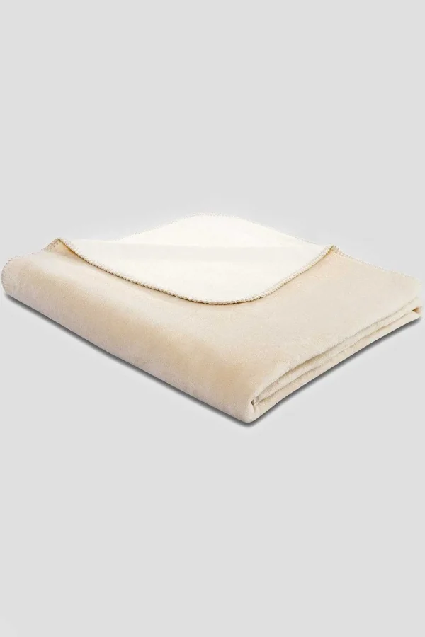Duo Cotton Throw 150X200Cm In Ecru