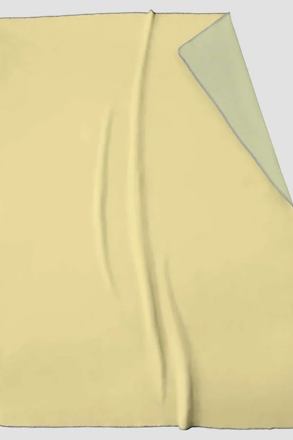 Duo Cotton Throw 150X200Cm In Ochre