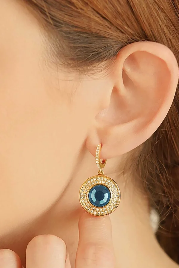 Earrings With Montana Stone
