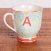 Eclectic Alphabet Mug A