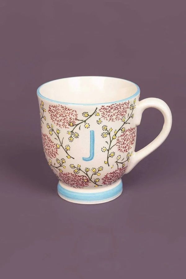 Eclectic Alphabet Mug J