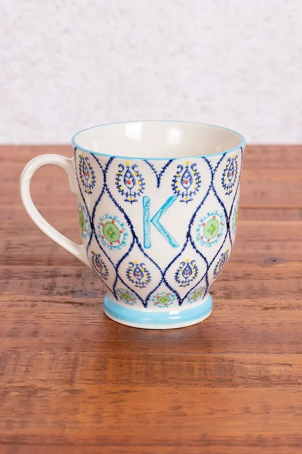 Eclectic Alphabet Mug K