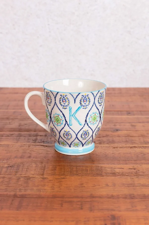 Eclectic Alphabet Mug K