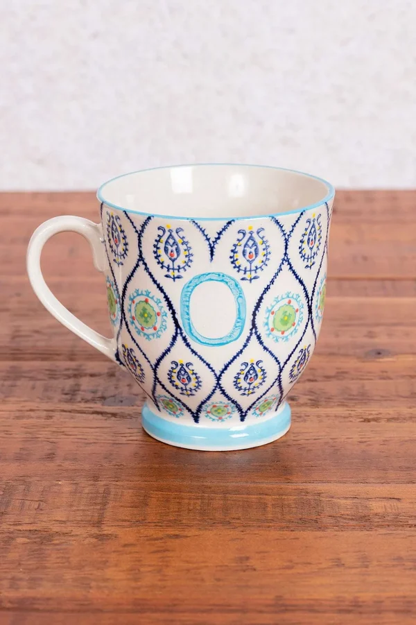 Eclectic Alphabet Mug O